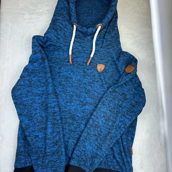 Wanakome Cascade Hooded Sweatshirt Nebula blue - Picture 2 of 8